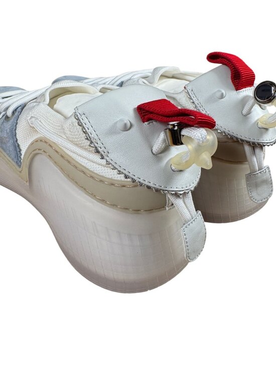 Christian Louboutin Men\'s Arpoador Flat Sneaker Zinc Bianco Size 45 main image 8